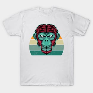 Monkey Retro Art T-Shirt